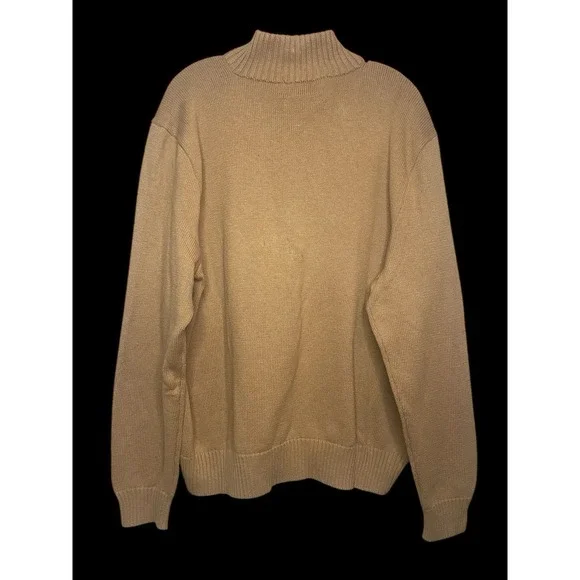 Polo Ralph Lauren 1/4 Zip Pull Over Sweater Mens XXL  100% Cotton NWOT‎ - Picture 5 of 6